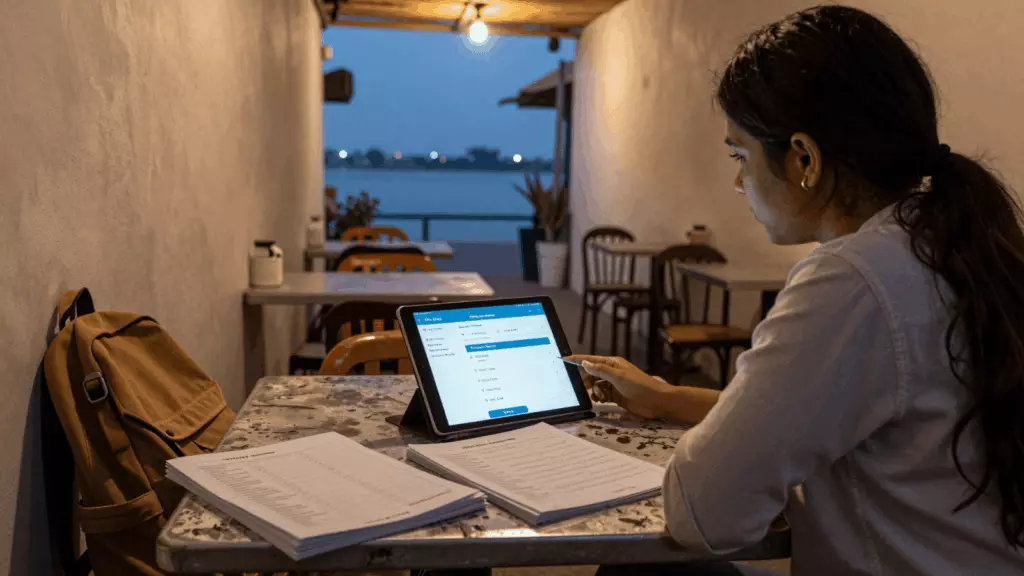 IELTS کی جنرل ٹریننگ ایک آن لائن سیکھنے والے سے ہوم کلاس شروع کریں۔ ڈیسک