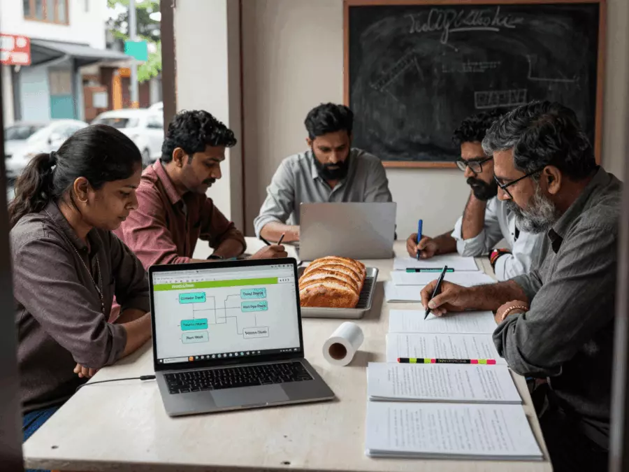 سیکشن اسکورز اور غلطی کے زمرے کے ساتھ دو روزہ IELTS بیس لائن ورک شیٹ