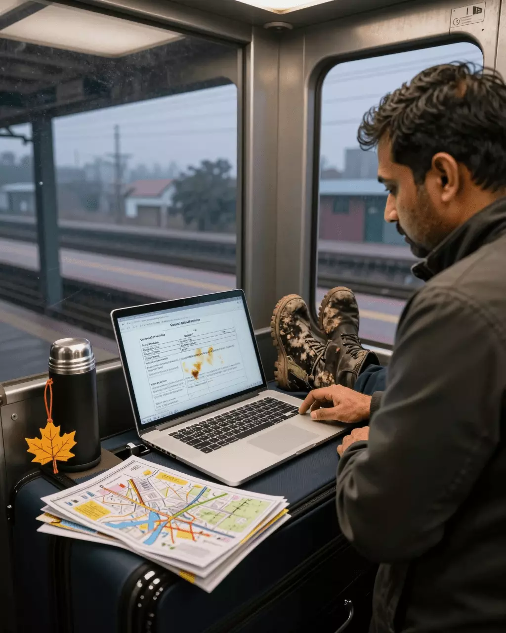 a Pakistani man in his late 20s preparing online for IELTS جنرل ٹریننگ برائے کینیڈا امیگریشن: کورس اور اسٹڈی پلان