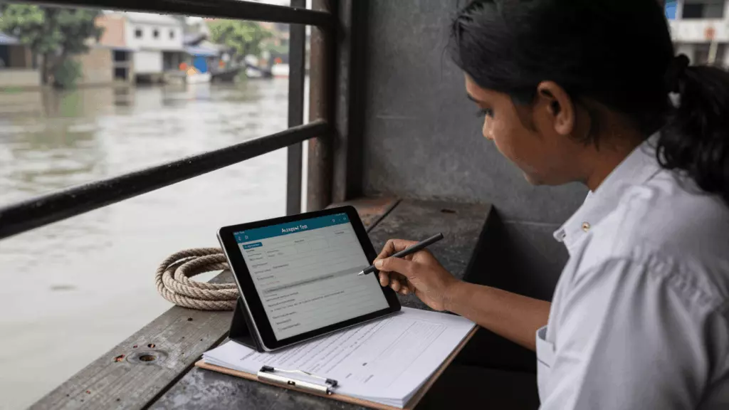 a Pakistani man in his late 20s working through چیک کریں۔