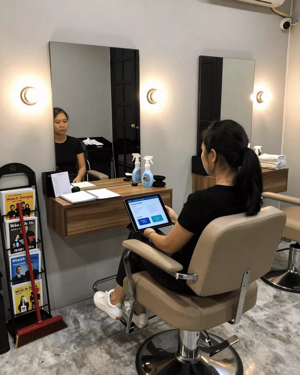 a Vietnamese woman in her late 20s preparing online for Các lớp IELTS trực tuyến miễn phí: Thử các bài học IELTS trước khi bạn chọn một khóa học