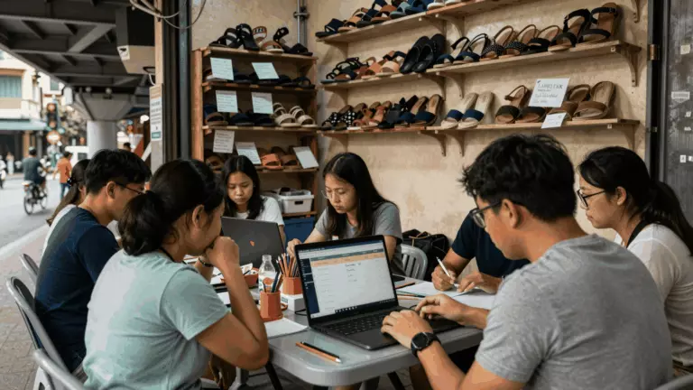 a Vietnamese woman in her late 20s preparing online for Kế hoạch học IELTS cho người mới bắt đầu: Cách bắt đầu chuẩn bị từ con số 0