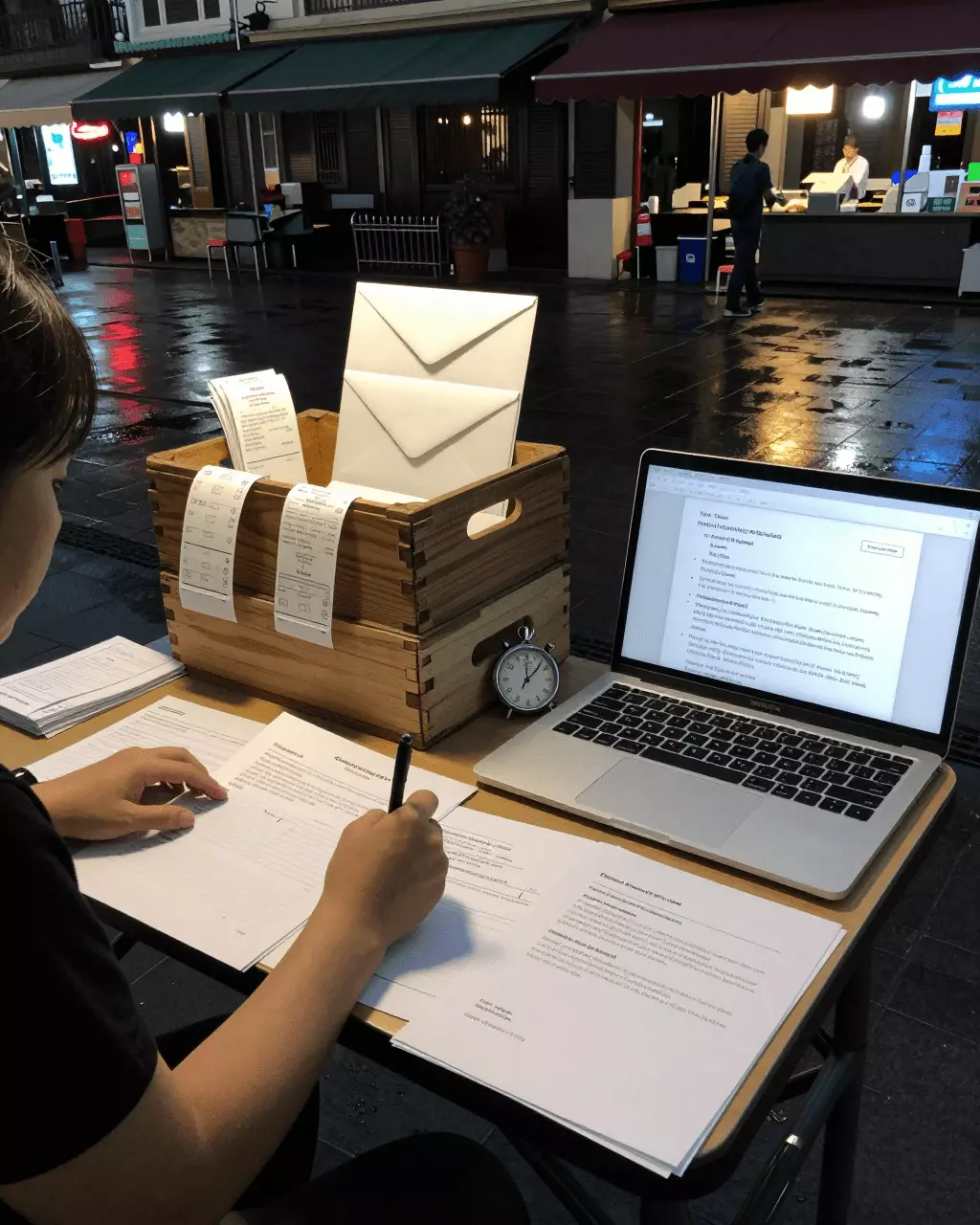 a Vietnamese woman in her late 20s preparing online for Hướng dẫn khóa học IELTS Writing Task 1: Báo cáo học thuật và thư tổng quát