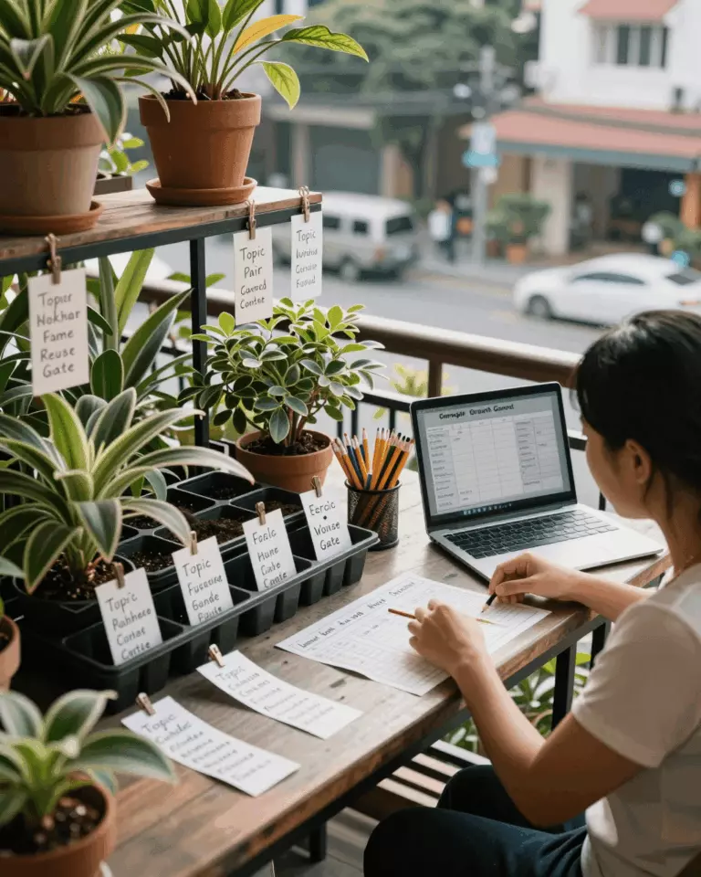 a Vietnamese woman in her late 20s preparing online for Ngữ pháp và từ vựng IELTS dành cho trình độ cao hơn: Học gì trước tiên
