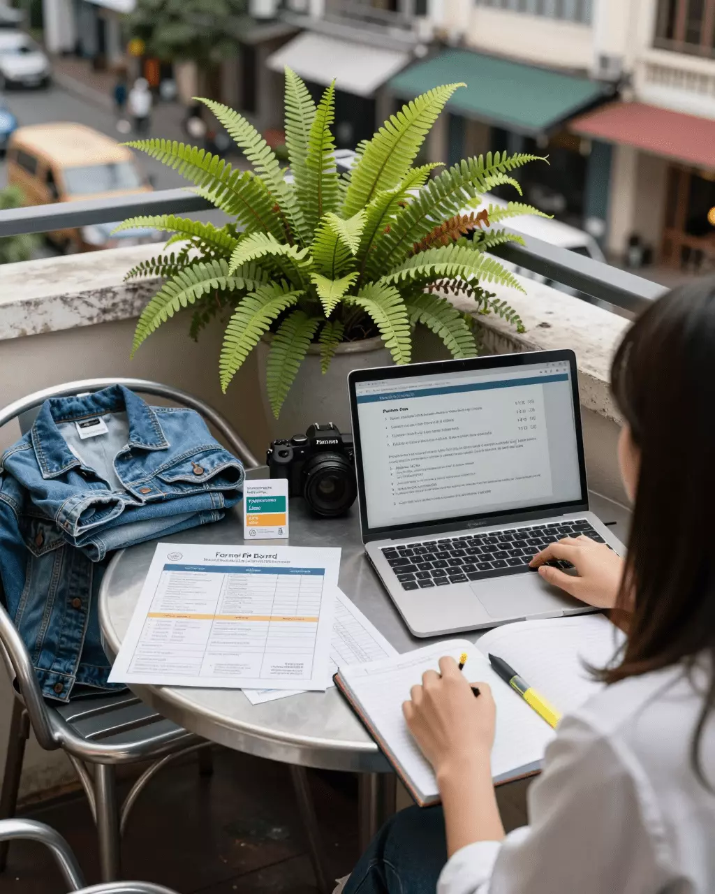 a Vietnamese woman in her late 20s preparing online for Lớp luyện thi IELTS trực tiếp với luyện thi IELTS trực tuyến theo nhịp độ: Bạn nên chọn loại nào?