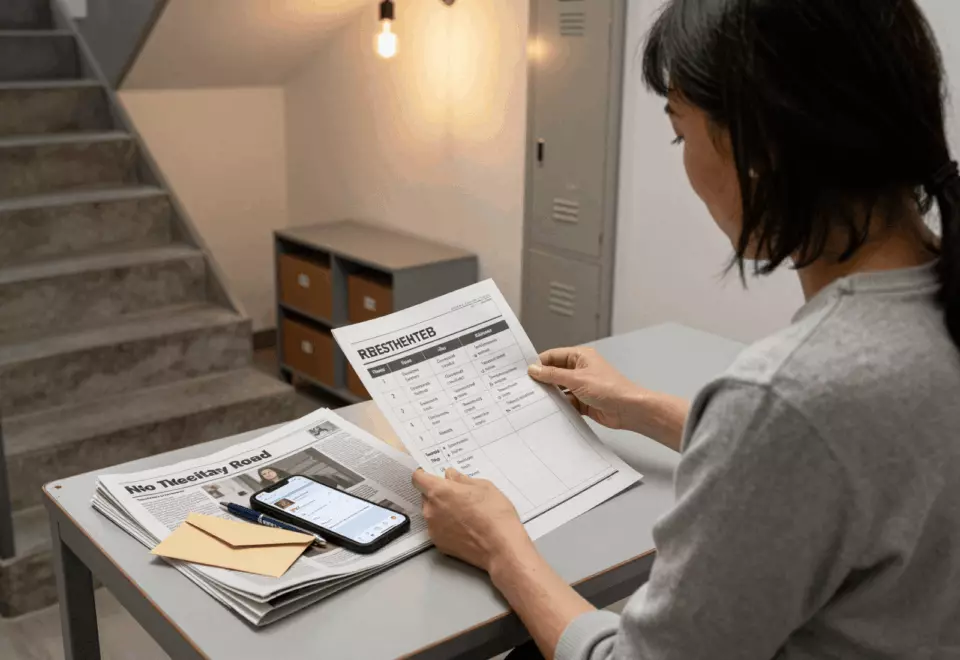 a Chinese woman in her late 20s choosing the next IELTS prep step online