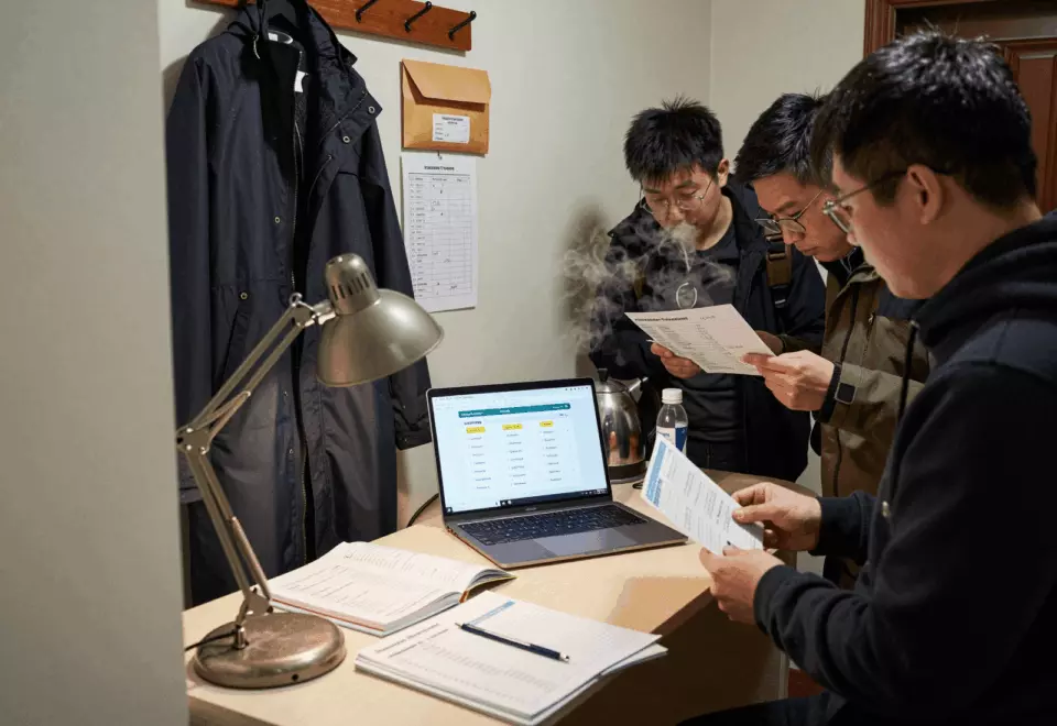 a Chinese woman in her late 20s choosing the next IELTS prep step online