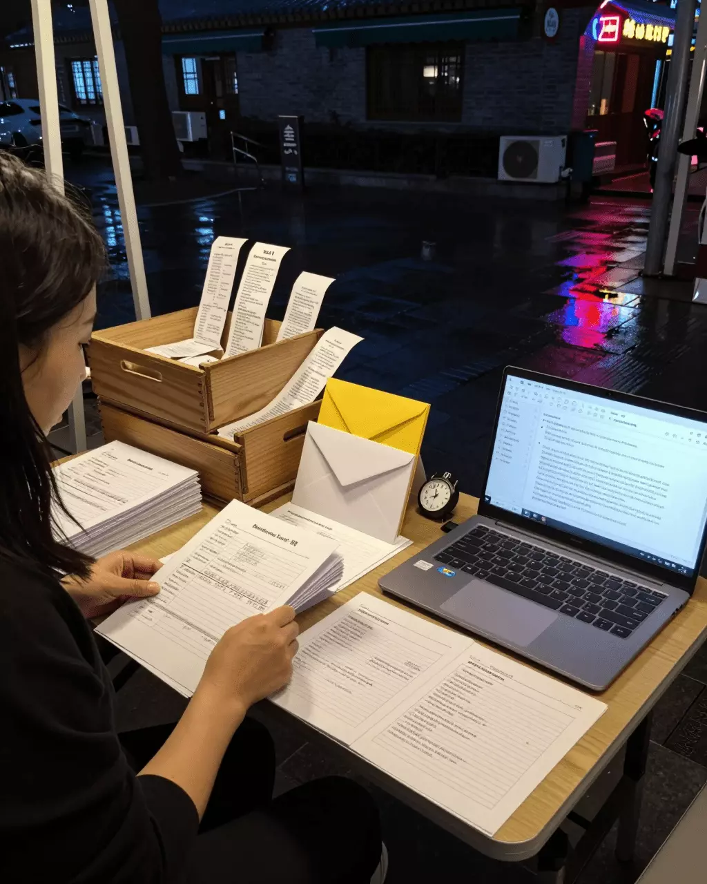 a Chinese woman in her late 20s preparing online for 雅思写作任务 1 课程指南：学术报告和一般信件