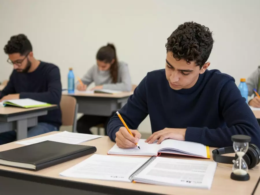 مخطط تخطيط درجات IELTS مع النطاقات المستهدفة وأرضيات الأقسام