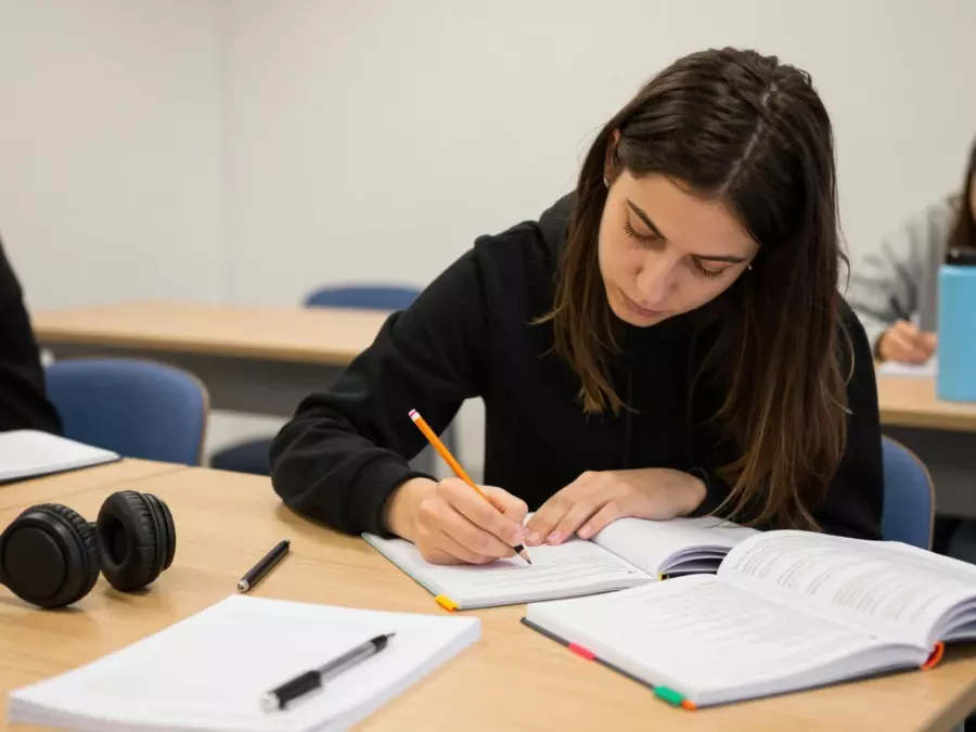 Plan de rédaction académique IELTS avec notes de données de la tâche 1 et carte d'arguments de la tâche 2