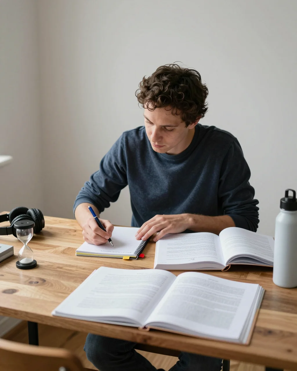Apprenant IELTS comparant les options de cours en ligne à un plan de score cible