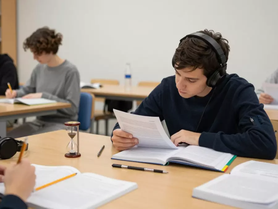 Pass IELTS annoté avec des étiquettes de fonction de paragraphe