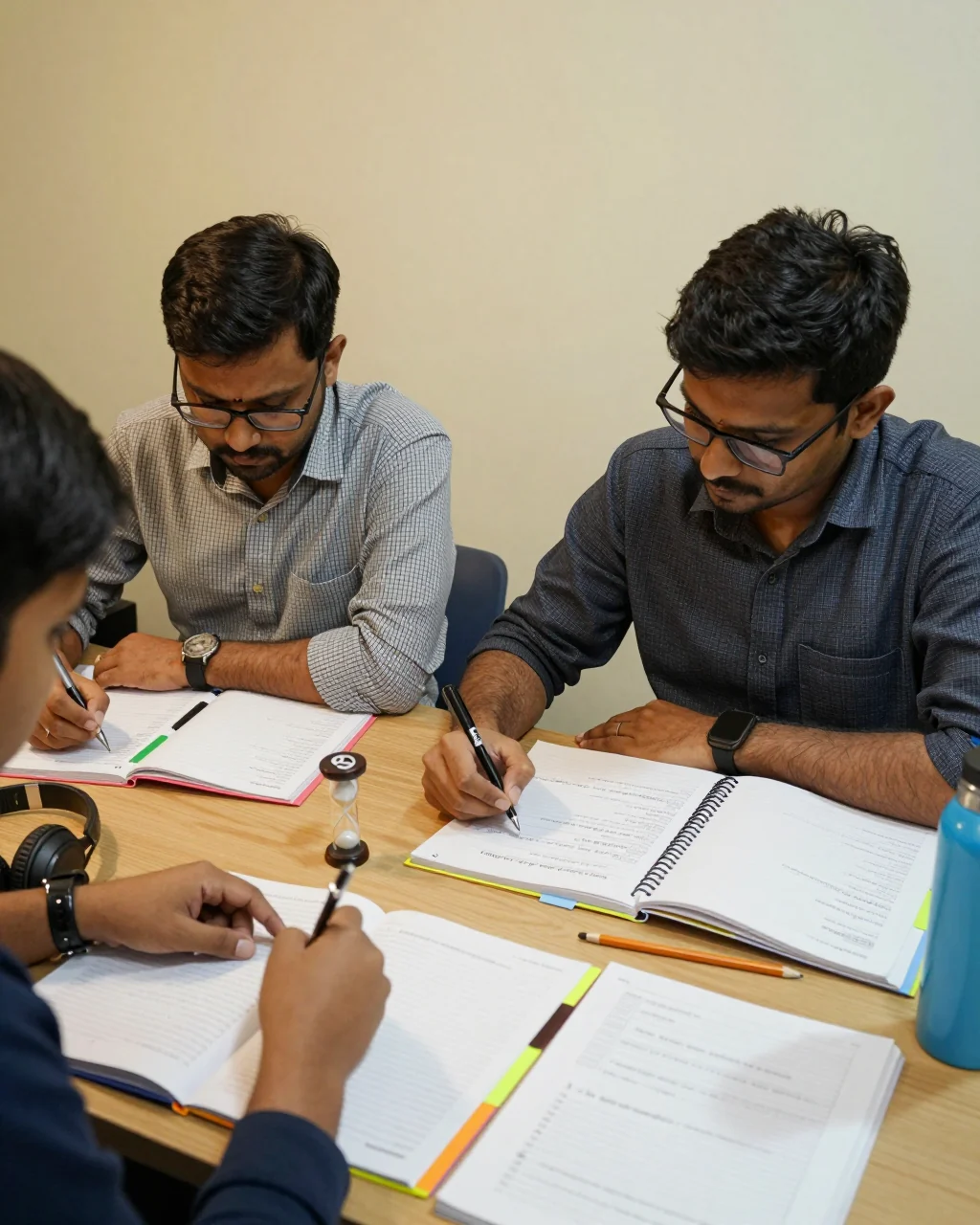 आईईएलटीएस शिक्षार्थी पाठ नोट्स और मॉड्यूल योजनाओं के साथ एक ऑनलाइन पाठ्यक्रम का अध्ययन कर रहे हैं