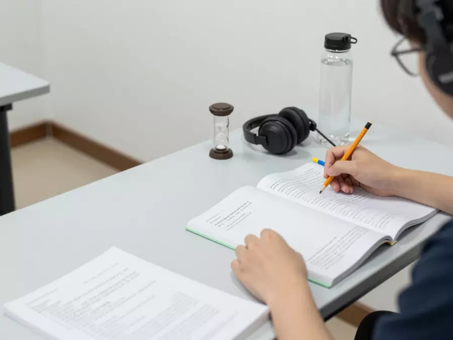 단락 기능 레이블이 있는 주석이 달린 IELTS 구절