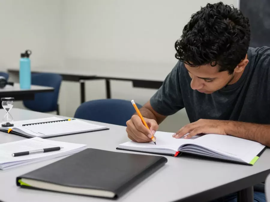 Gráfico de planejamento de pontuação do IELTS com faixas alvo e pisos de seção
