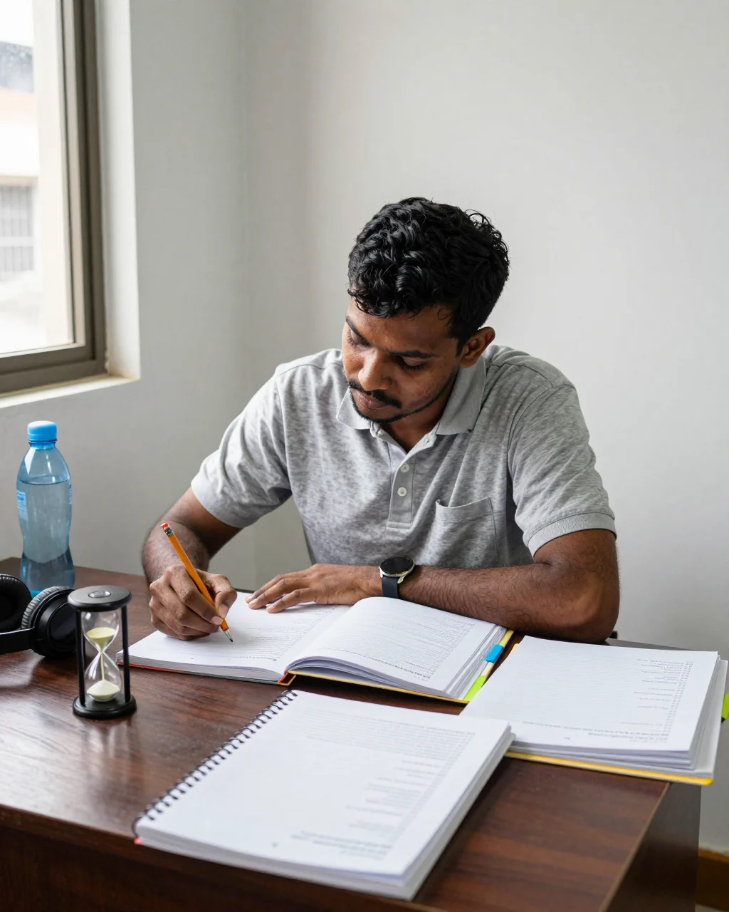 පාඨ සටහන් සහ මොඩියුල සැලසුම් සහිත මාර්ගගත පාඨමාලාවක් හදාරන IELTS ඉගෙන ගන්නෙක්