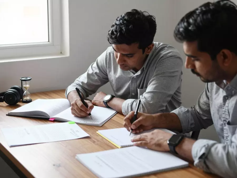 ایک متوازن کورس سسٹم کے طور پر ترتیب دیئے گئے چار IELTS ماڈیول فولڈر