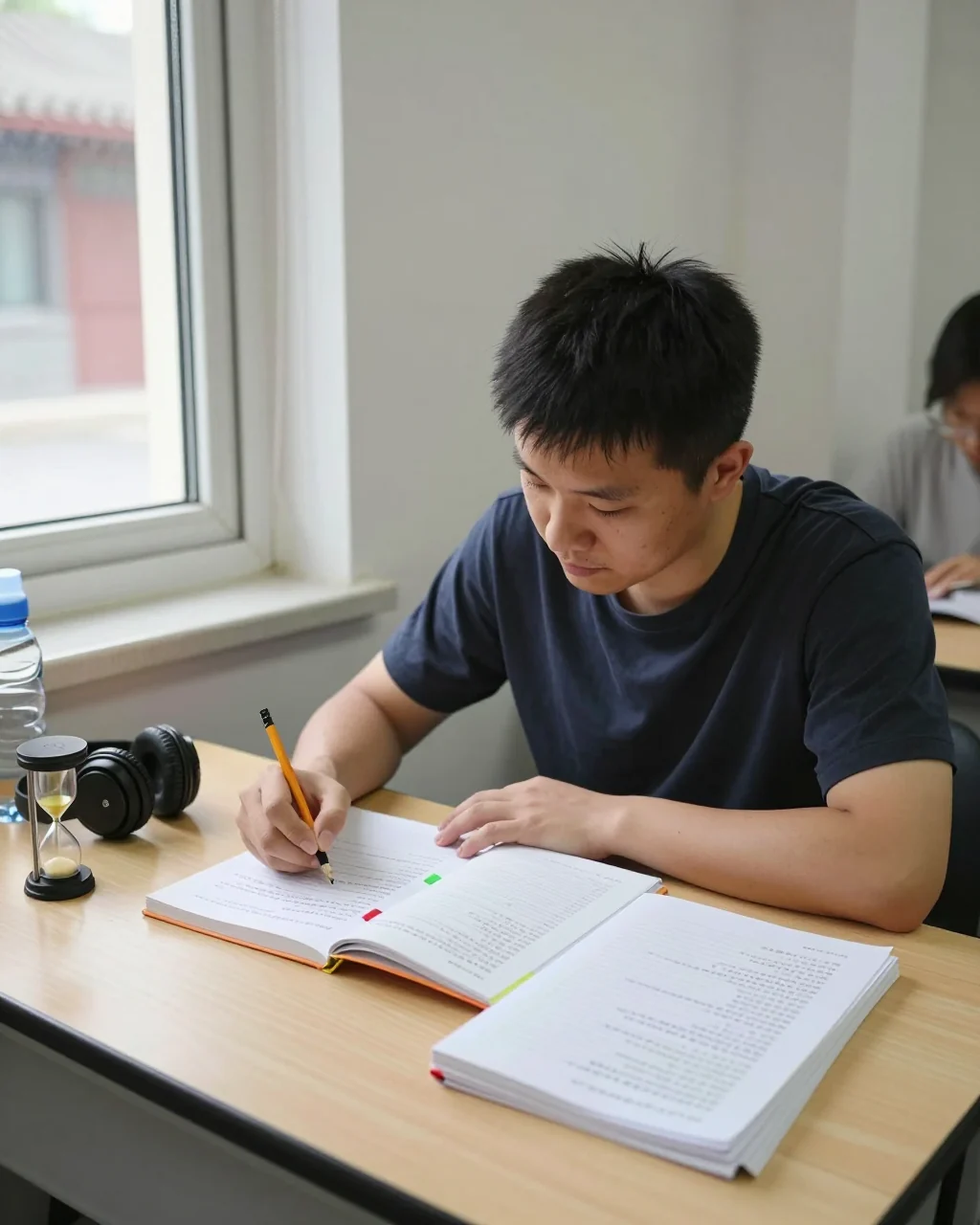 雅思初学者用笔记本和练习材料规划每周学习时间表